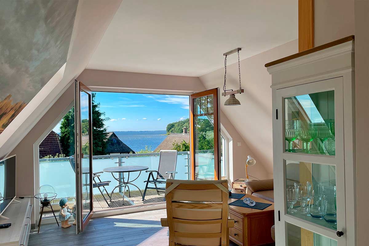 Blick Richtung Dachterrasse 